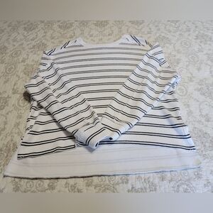 Maurice's Striped Crew Neck Sweatshirt Size Small